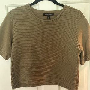 Banana Republic Ribbed Short Sleeve Top